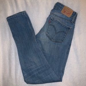 Levi 711 skinny jeans size 24
